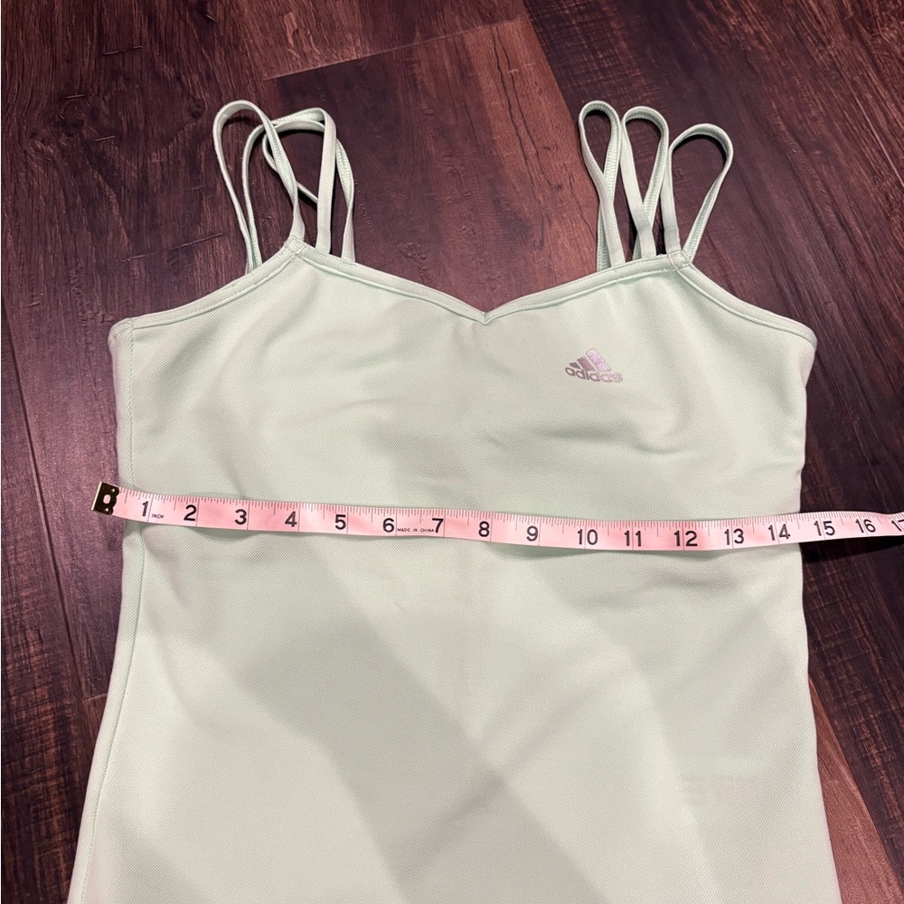 Adidas Mint Green Double Strap Tank